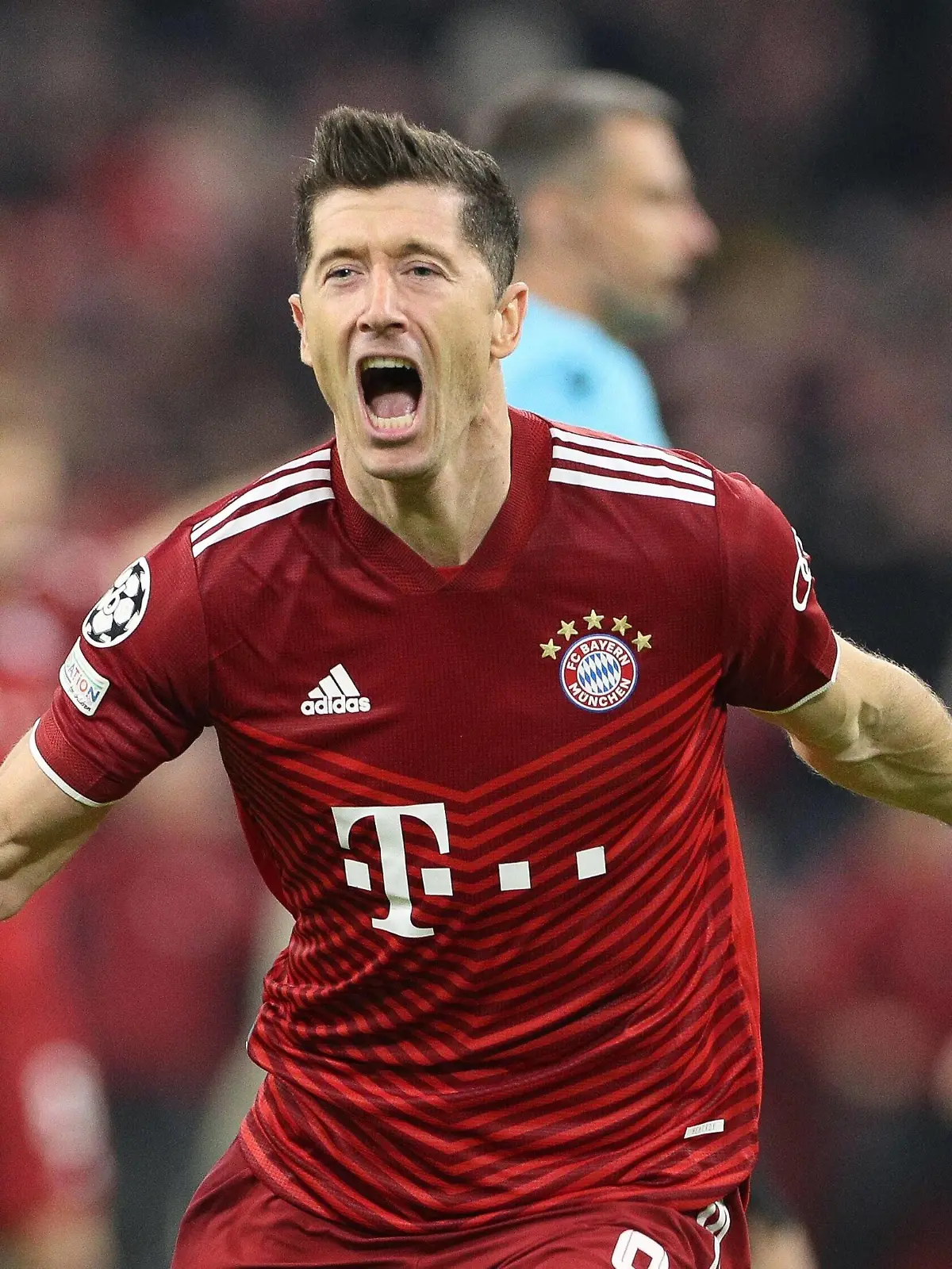  Torjubel von Robert Lewandowski 9 FC Bayern Muenchen zum 1:0, FC Bayern Muenchen vs. FC Villarreal, Champions League, Viertelfinale, 12.04.2022 Muenchen Bayern Deutschland *** Goal celebration of Robert Lewandowski 9 FC Bayern Muenchen to 1 0, FC Bayern Muenchen vs FC Villarreal, Champions League, quarter final, 12 04 2022 Muenchen Bayern Germany Copyright: xkolbert-press/ChristianxKolbertx