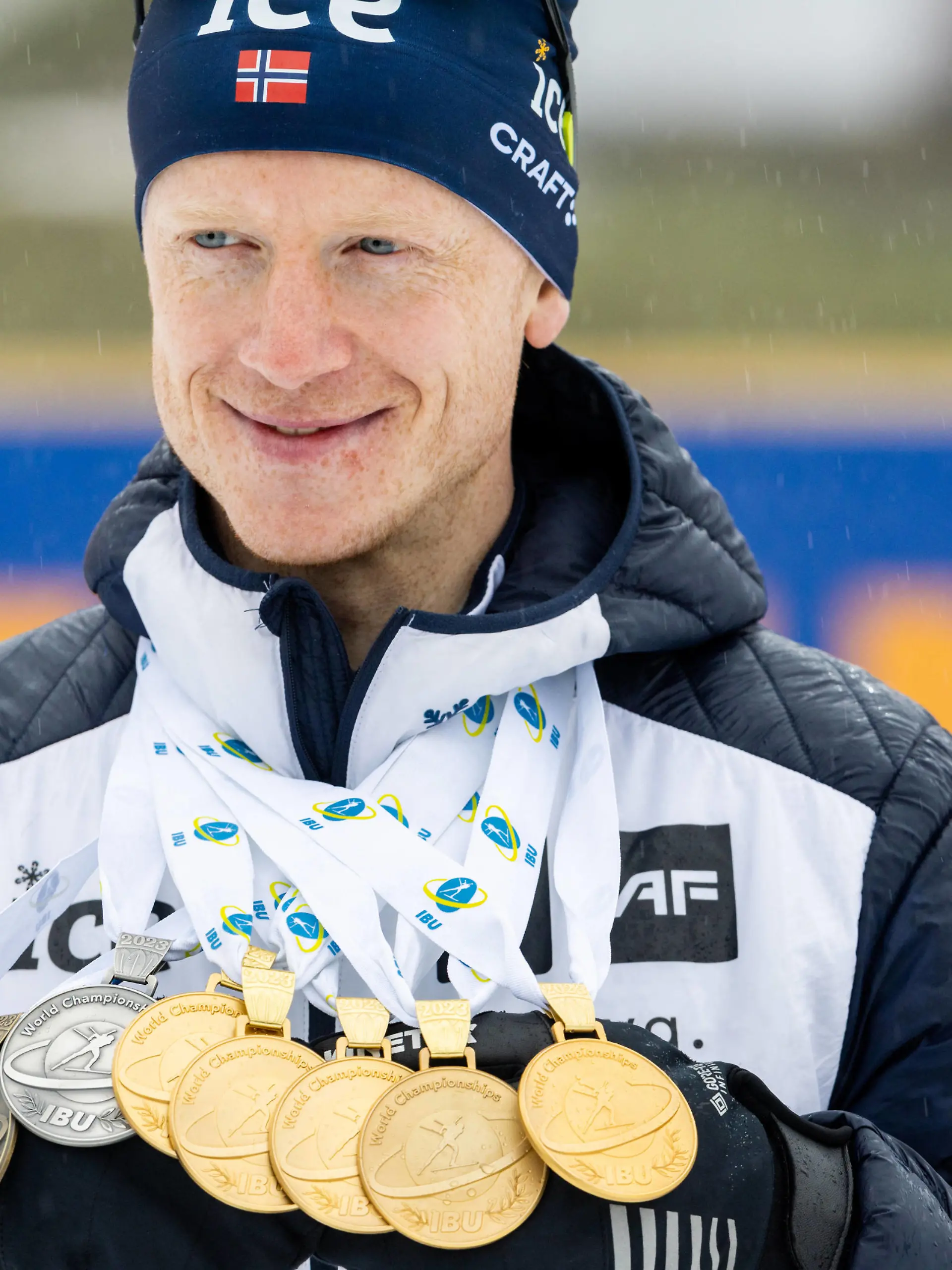 19.02.2023, GER, Biathlon, Saison 2022/2023, BMW IBU Weltmeisterschaften, MEN 15KM MASS START BOE Johannes Thingnes Oberhof Lotto Thüringen Arena am Rennst Thüringen Deutschland *** 19 02 2023, GER, Biathlon, Season 2022 2023, BMW IBU World Championships, MEN 15KM MASS START BOE Johannes Thingnes Oberhof Lotto Thüringen Arena am Rennst Thüringen Germany