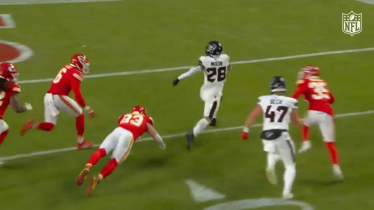 Mixon vollendet 82-Yard-Drive Die Texans drehen auf!