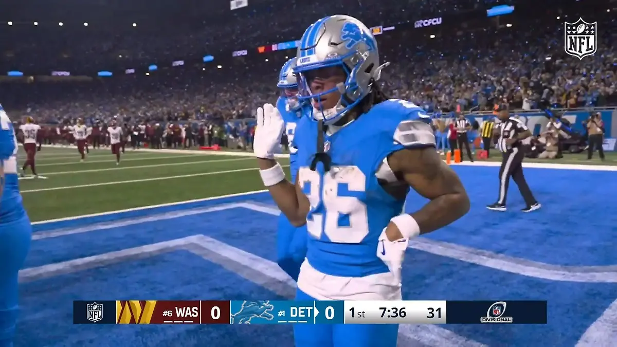 Gibbs mit dem ersten Touchdown der Partie Lions rollen los!