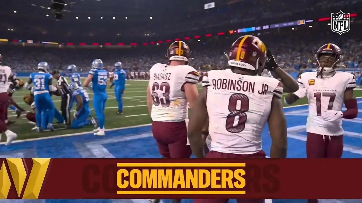 Robinson mit dem Touchdown Commanders mit der Führung!