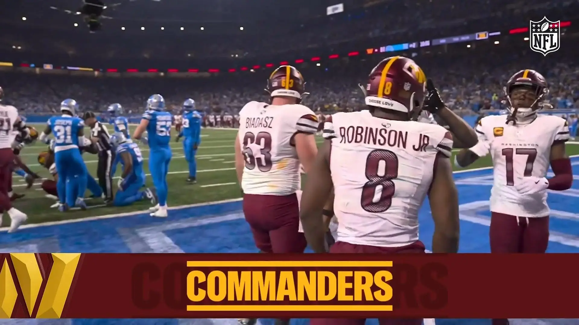 Robinson mit dem Touchdown Commanders mit der Führung!