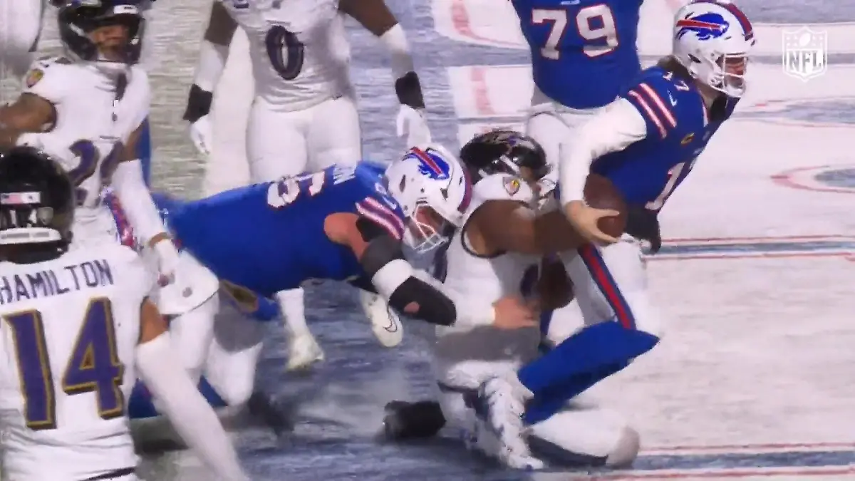 Bills stutzen den Ravens die Flügel Kälte-Drama im NFL-Divisional-Playoff