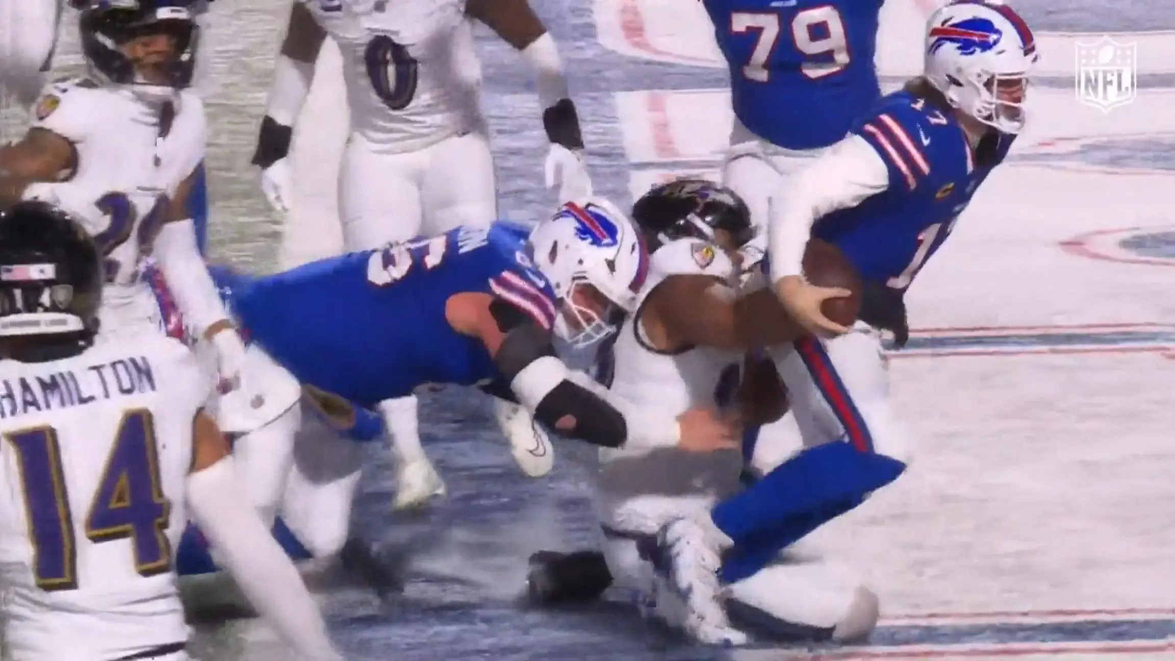 Bills stutzen den Ravens die Flügel Kälte-Drama im NFL-Divisional-Playoff