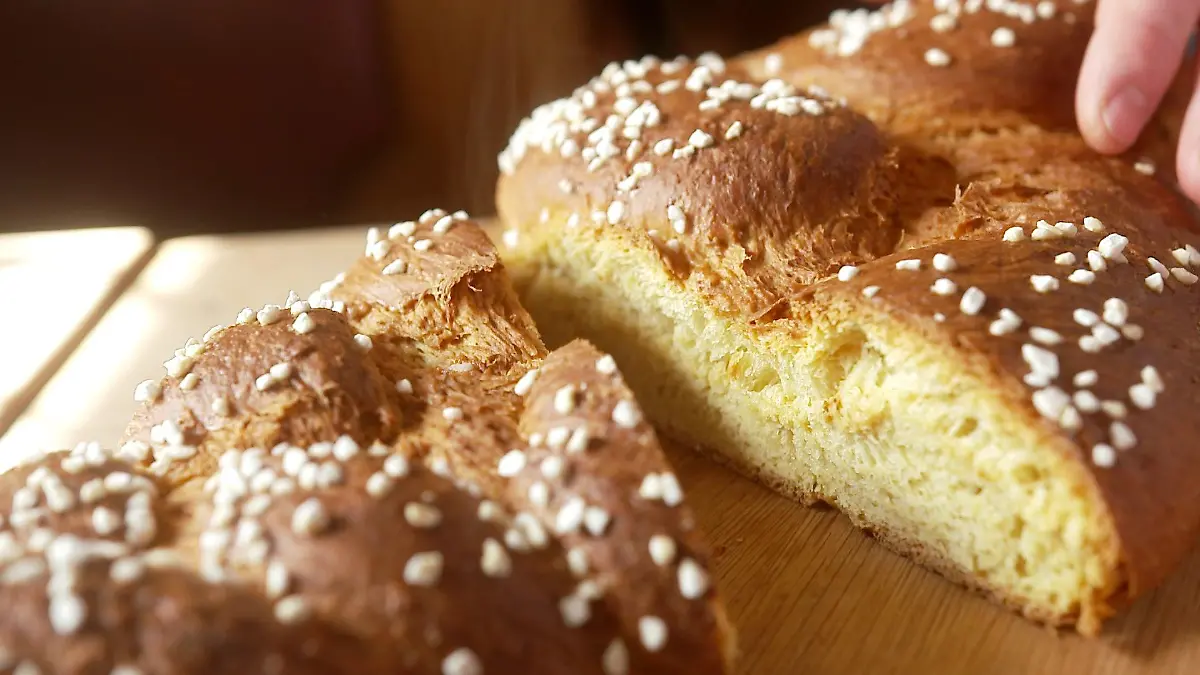 Darf an Ostern natürlich nicht fehlen: Der Hefezopf