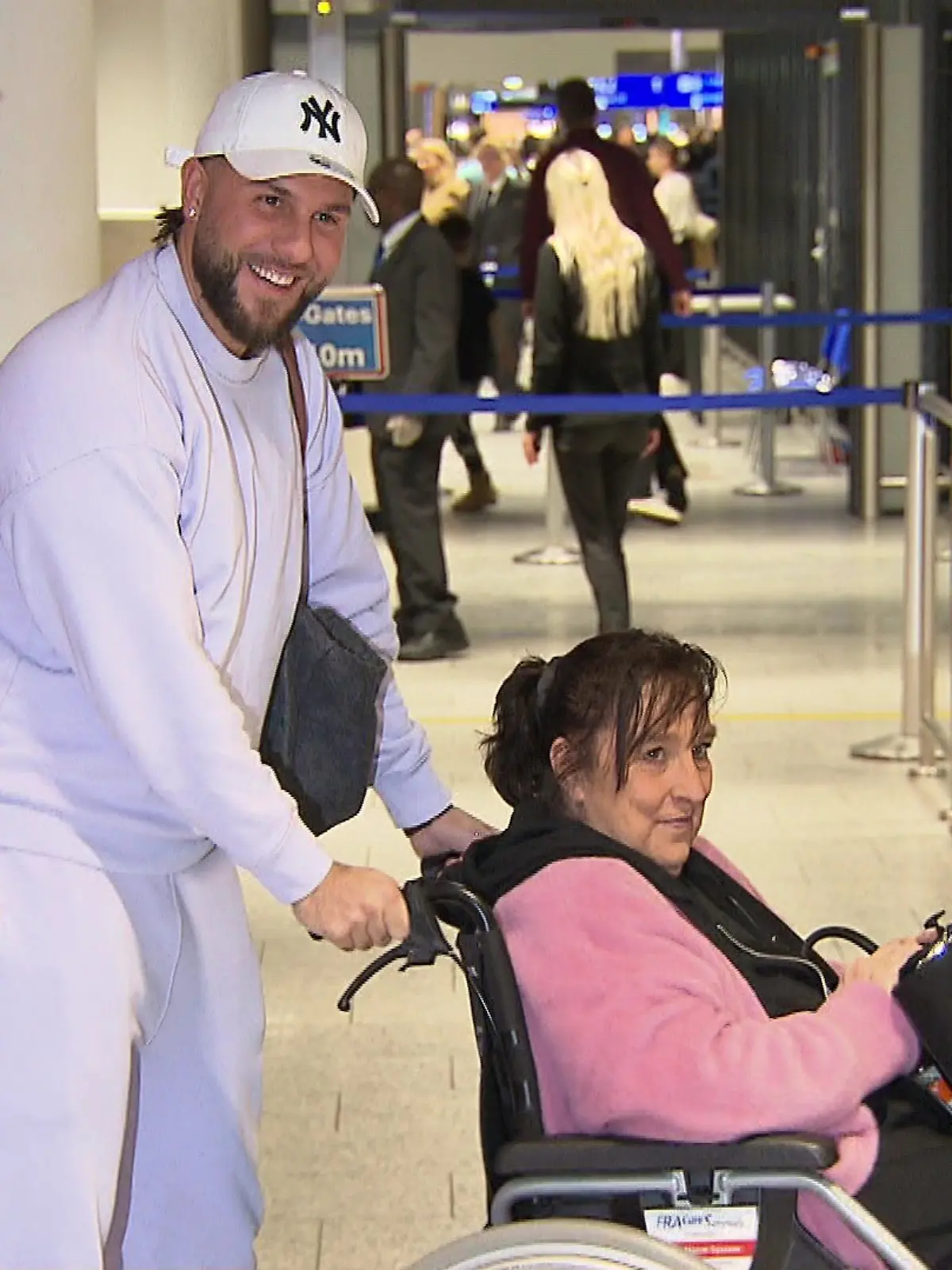 Maurice Dziwak und Mama Anja