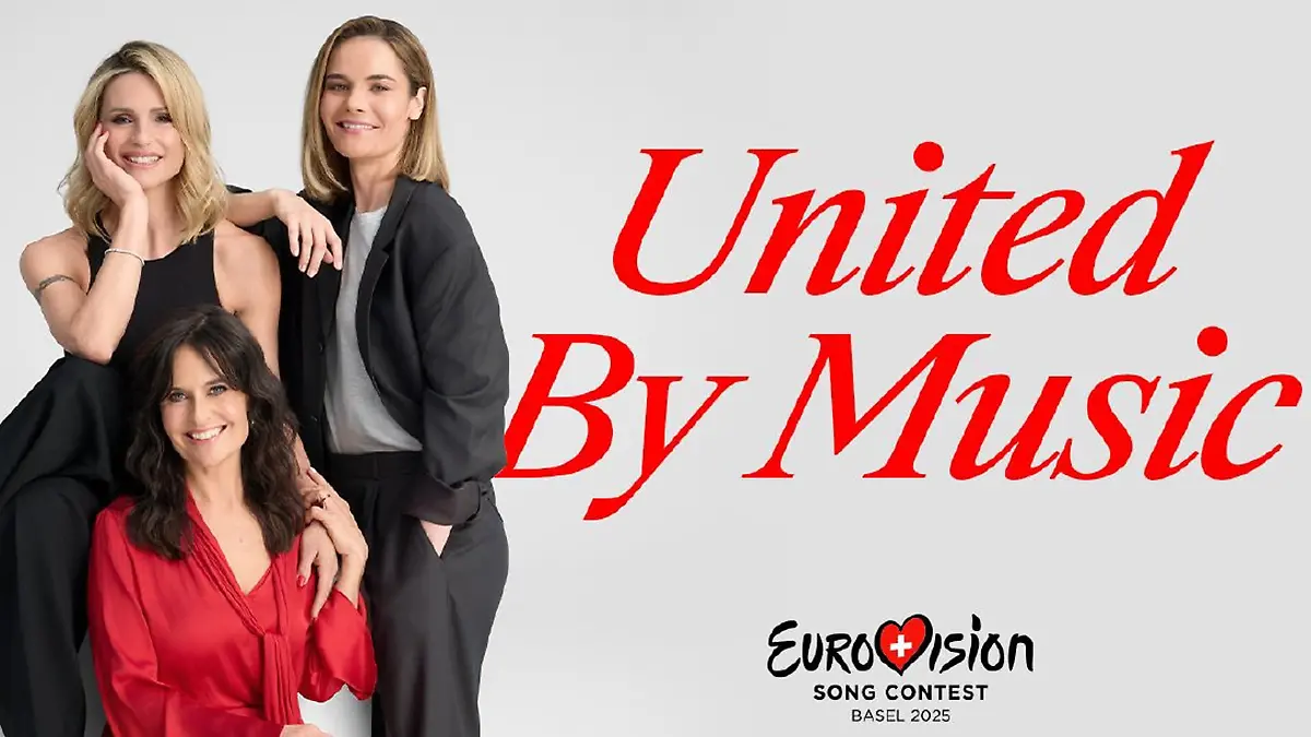Sie bilden das ESC-Moderationstrio: Michelle Hunziker, Hazel Brugger und Sandra Studer.