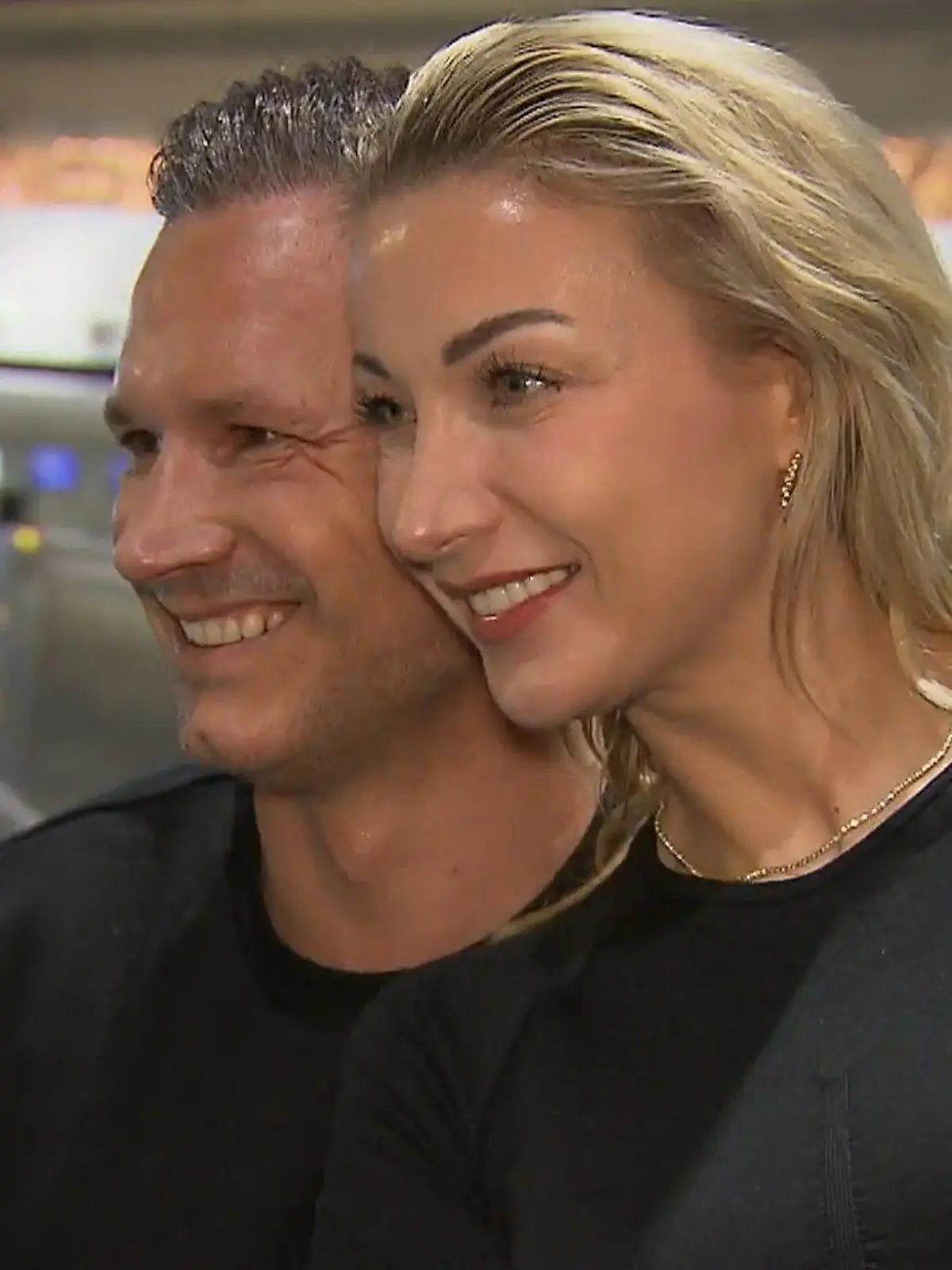 Anna-Carina Woitschack und ihr Freund Daniel Böhm 