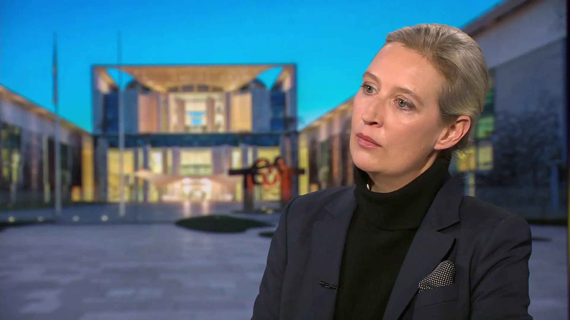 Die Kanzlerkandidatin der Partei Alternative für Deutschland (AfD), Alice Weidel, zu Gast in der Sendung RTL Direkt.