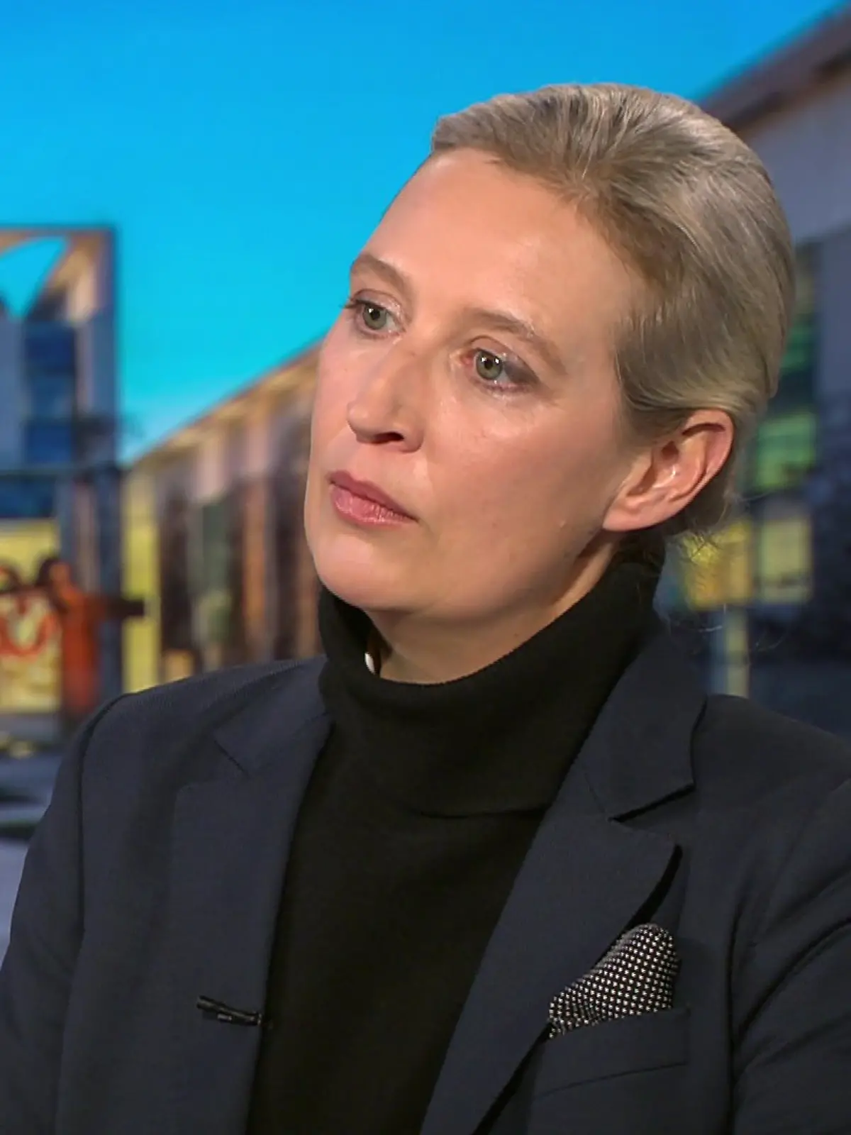 Die Kanzlerkandidatin der Partei Alternative für Deutschland (AfD), Alice Weidel, zu Gast in der Sendung RTL Direkt.