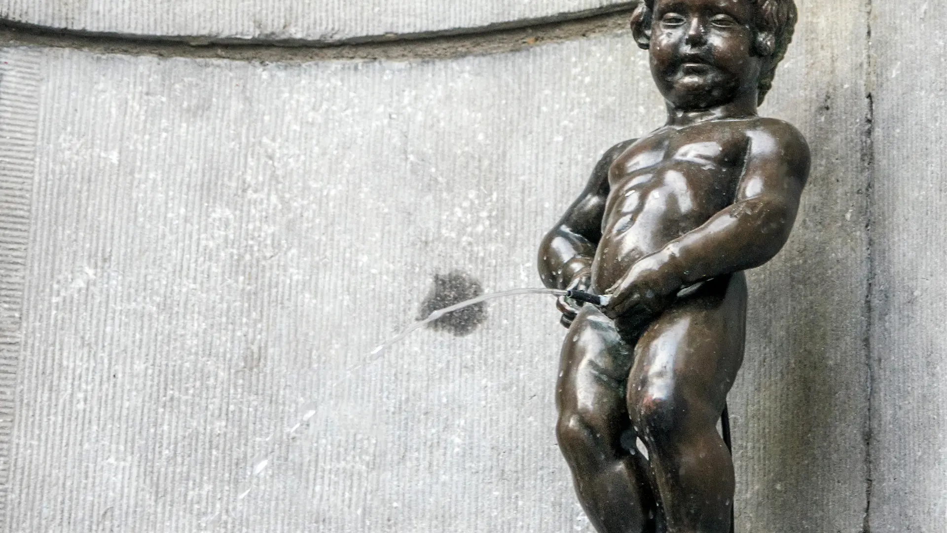 Manneken pis in Brüssel