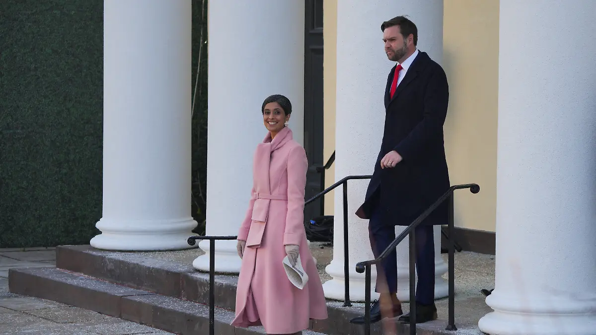 Usha und JD Vance am Tag der Amtseinführung in Washington