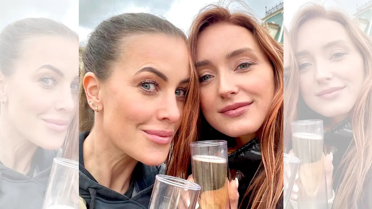 Verstehen sich blendend: Sidos Ex-Frauen Charlotte Würdig und Georgina Stumpf