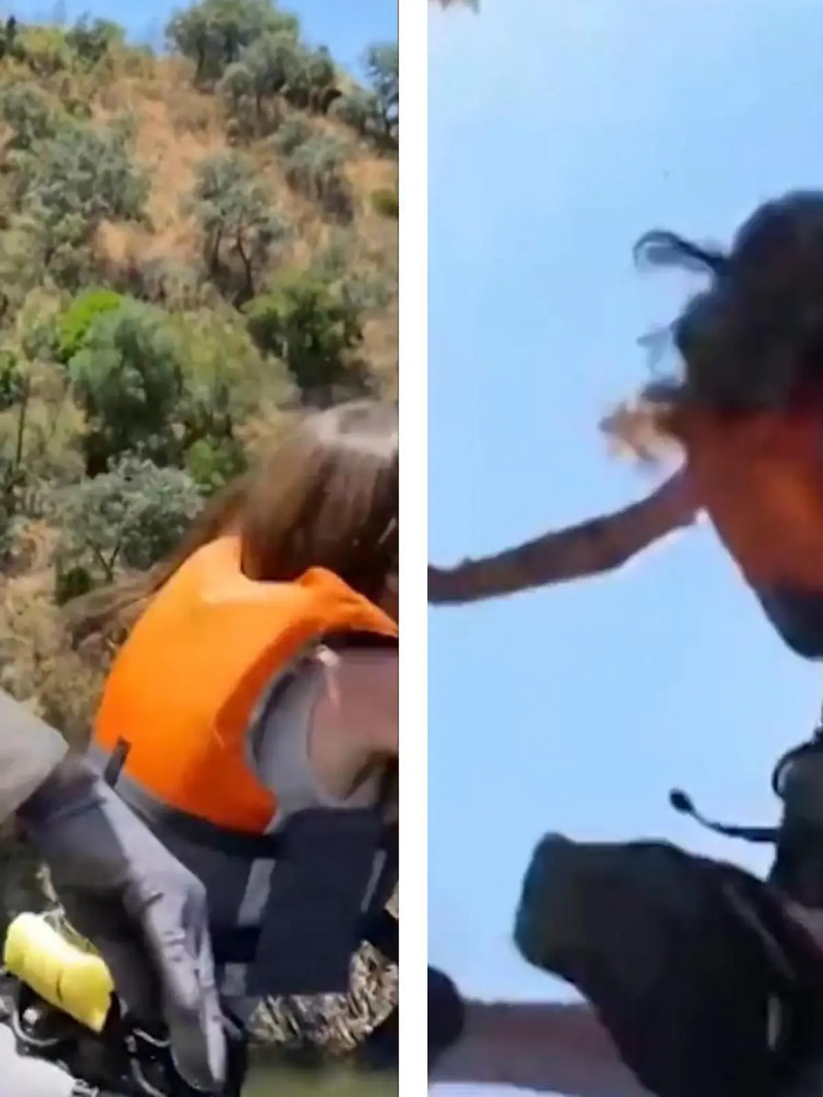 Bild zu: "Für ihr Geheule hat er keine Geduld – Bungee Jumping-Lehrer verpasst Mädchen Kniestoß "