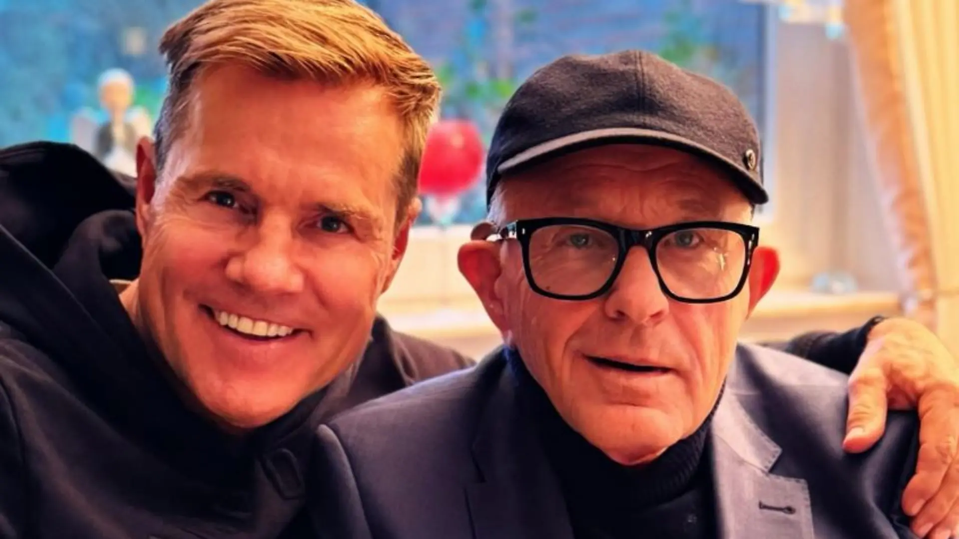 Dieter Bohlen zeigt sich mit Papa Hans.