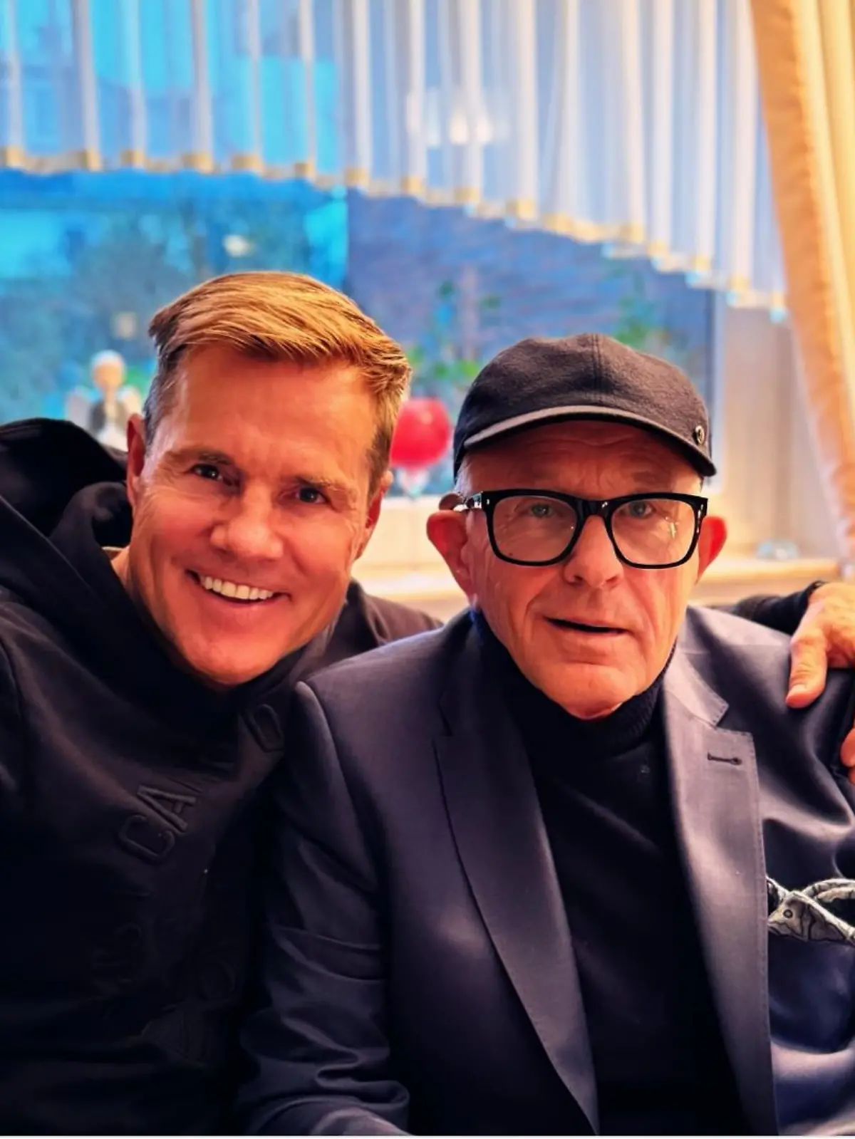 Dieter Bohlen zeigt sich mit Papa Hans. 