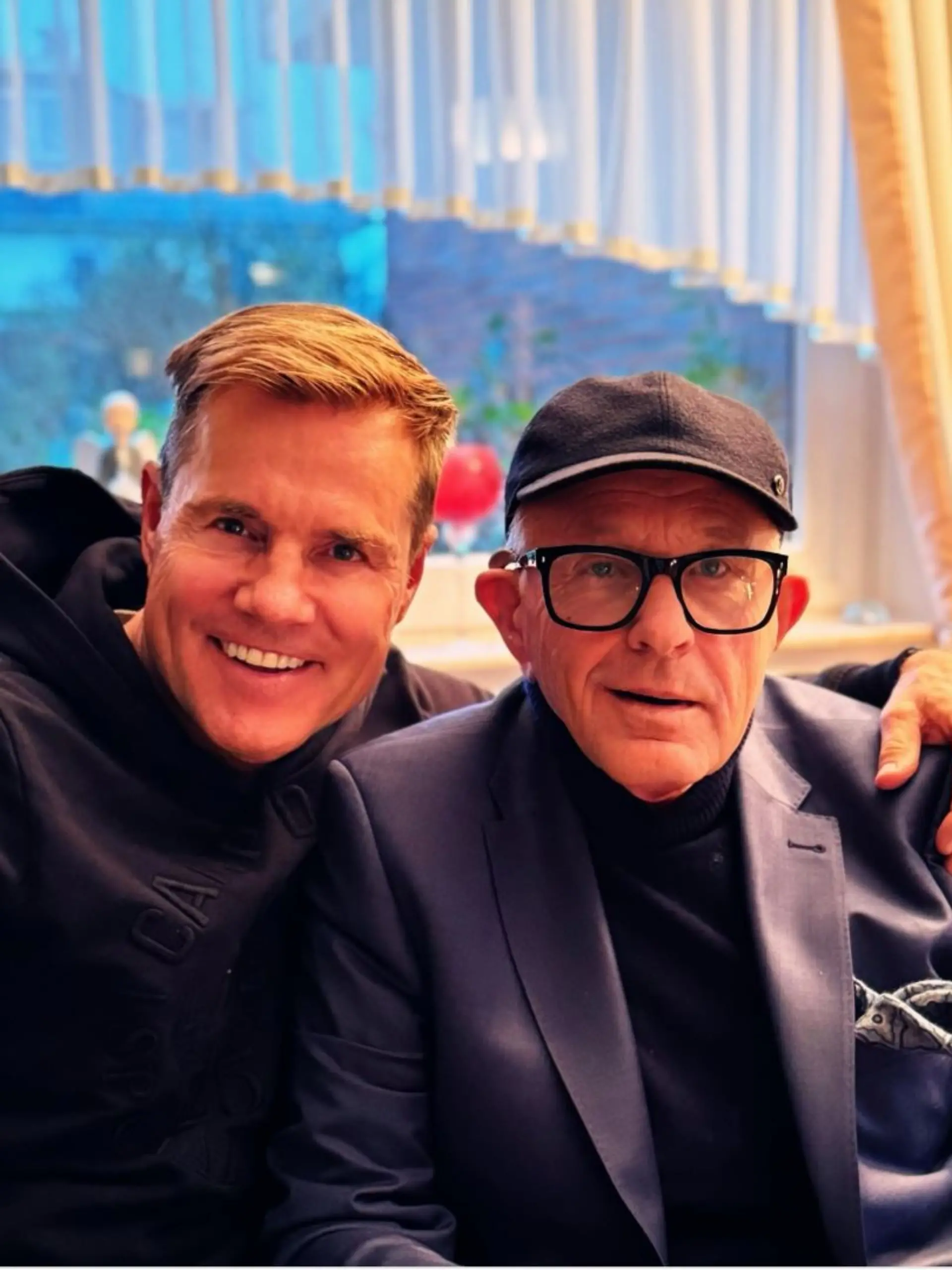 Dieter Bohlen zeigt sich mit Papa Hans. 