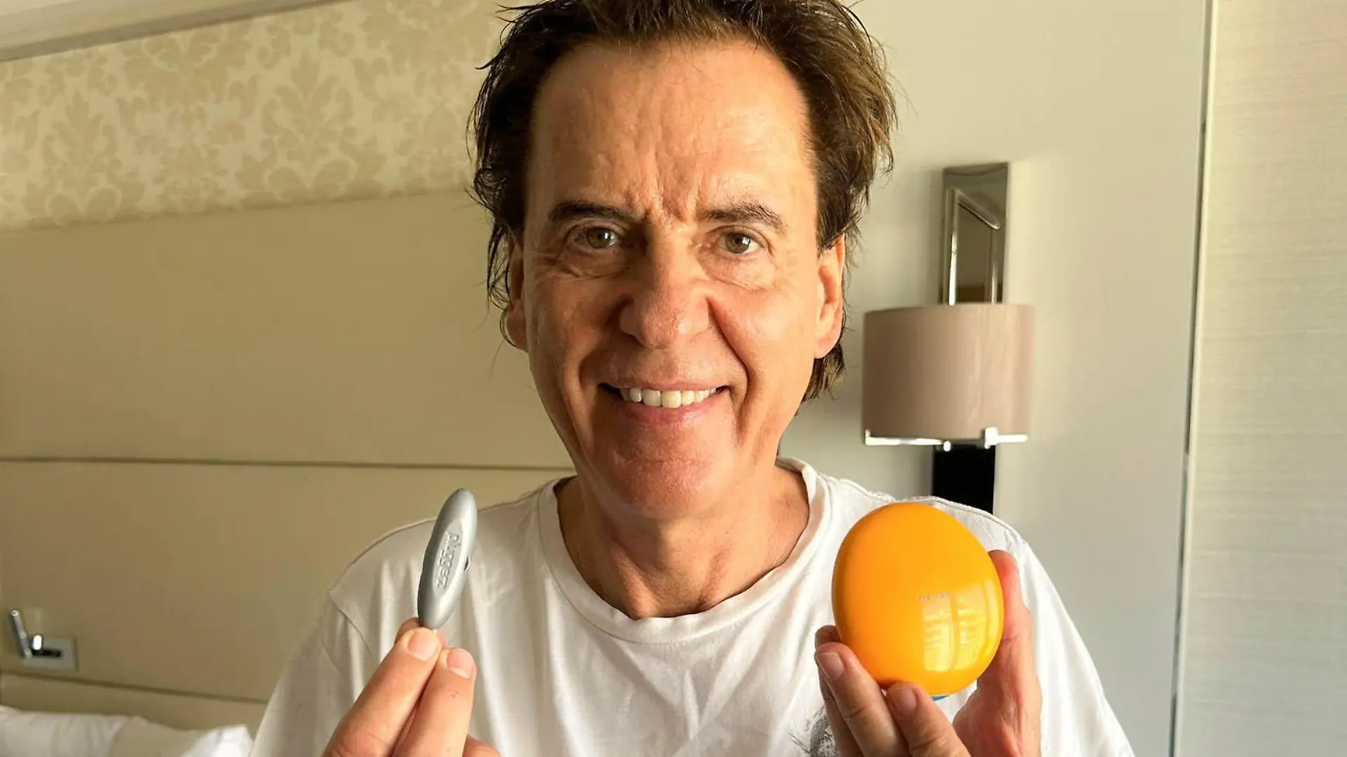 Jörg Dahlmann und seine Luxusgegenstände.