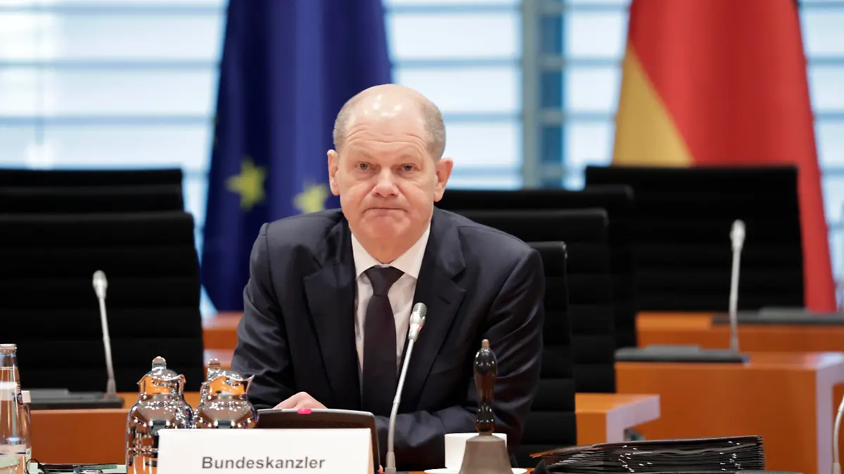 Olaf Scholz, Bundeskanzler, SPD, 15. Kabinettsitzung, DEU, Berlin, 13.04.2022 *** Olaf Scholz, Chancellor, SPD, 15 Cabinet meeting, DEU, Berlin, 13 04 2022
