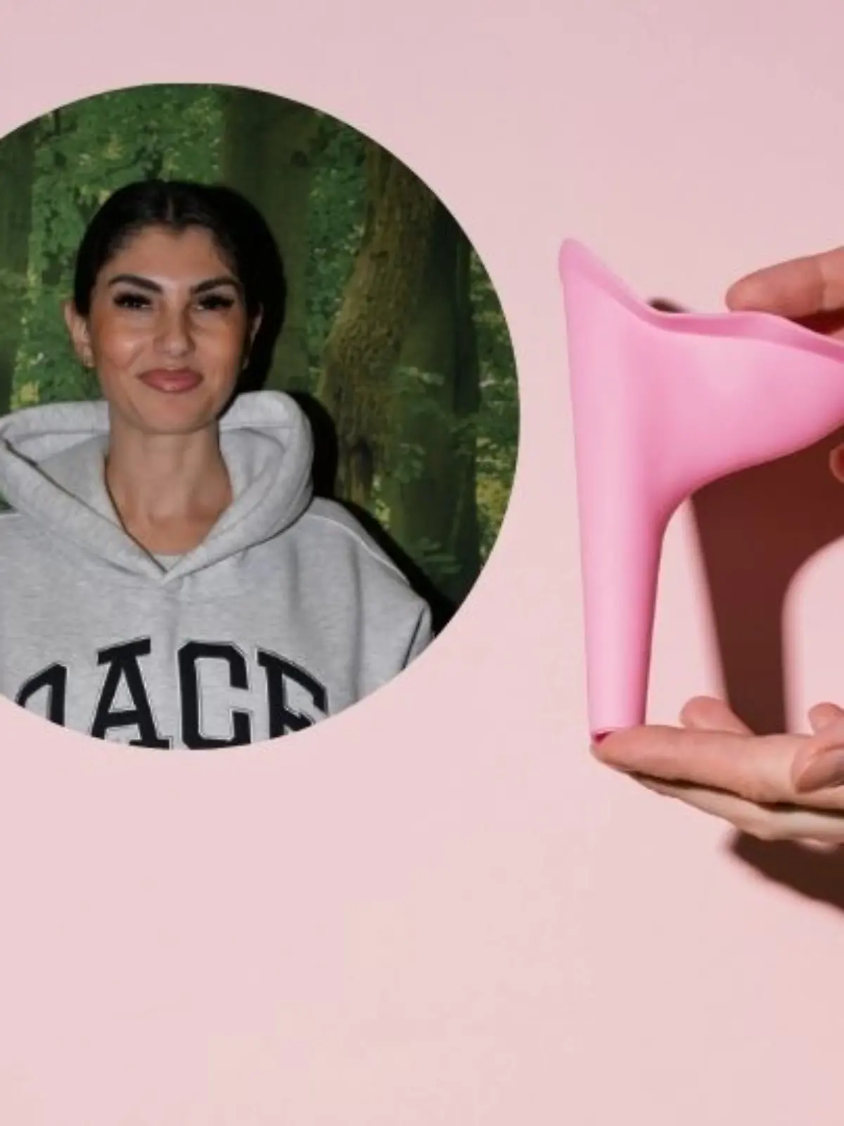 Yeliz Koch nimmt eine Urinella als Luxusartikel mit in den Dschungel.