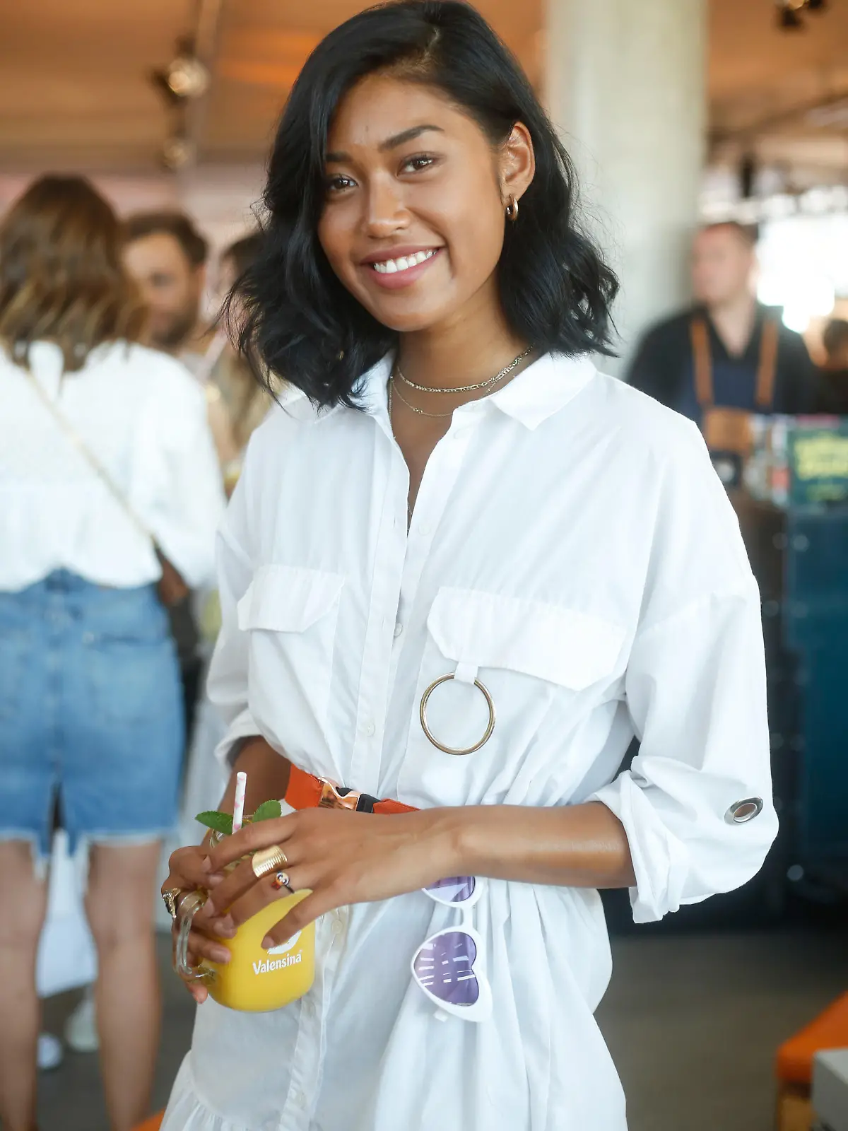 Anuthida Ploypetch am 4. Juli 2018 bei der Eröffnung der "InStyle Lounge" bei der Fashion Week Berlin. Die GNTM-Zweite von 2015 möchte bei Instagram unbearbeitete Bilder von sich posten und zu ihren Makeln stehen.