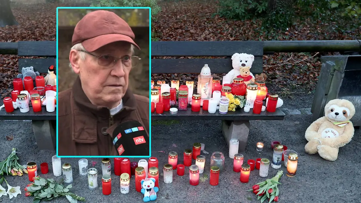 Dieser Augenzeuge (kleines Foto) berichtet, wie er das Geschehen erlebte 