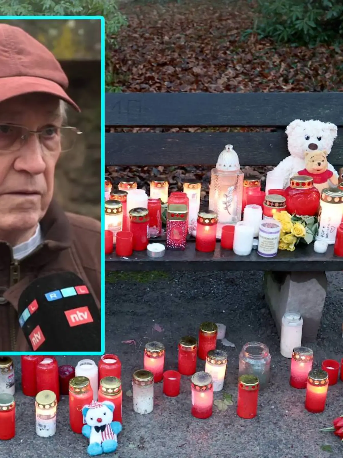 Dieser Augenzeuge (kleines Foto) berichtet, wie er das Geschehen erlebte 