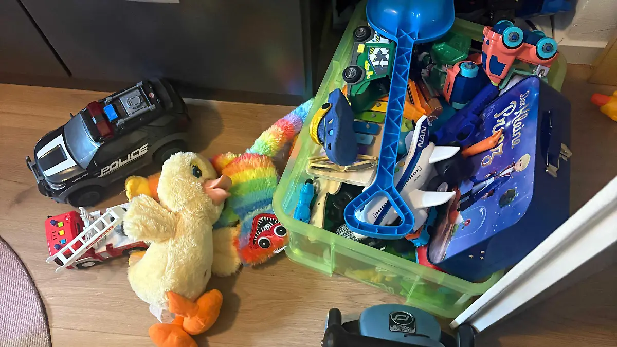 Spielsachen des kleinen Yannis 