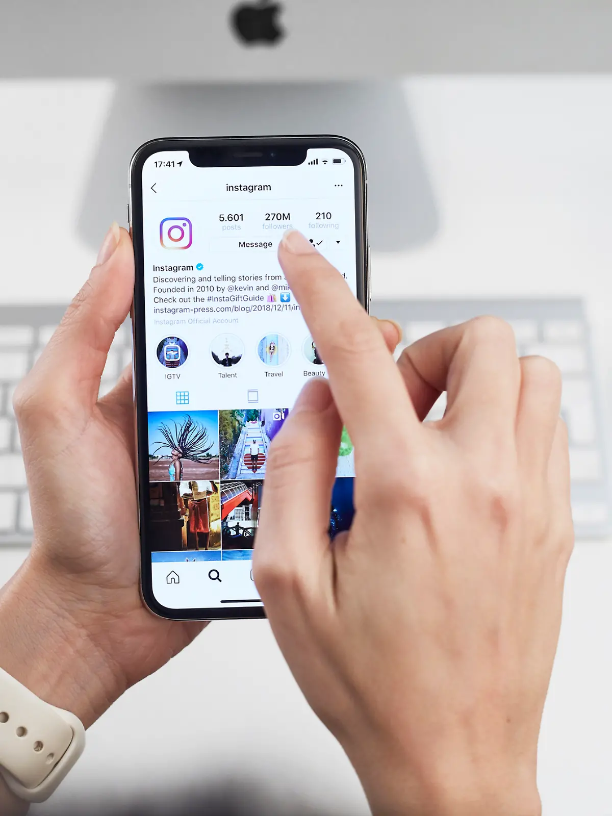 Instagram hat ein Update durchgeführt. Die bekannten quadratischen Kacheln im Profil sind nun rechteckiger und vertikal. 