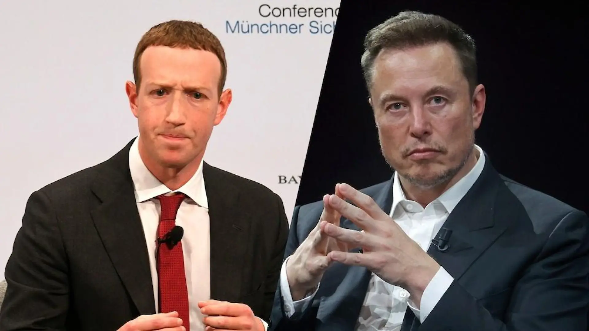 Mark Zuckerberg (links) und Elon Musk