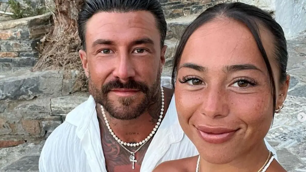 Selfie von Mischa Mayer und seine Vanessa.
