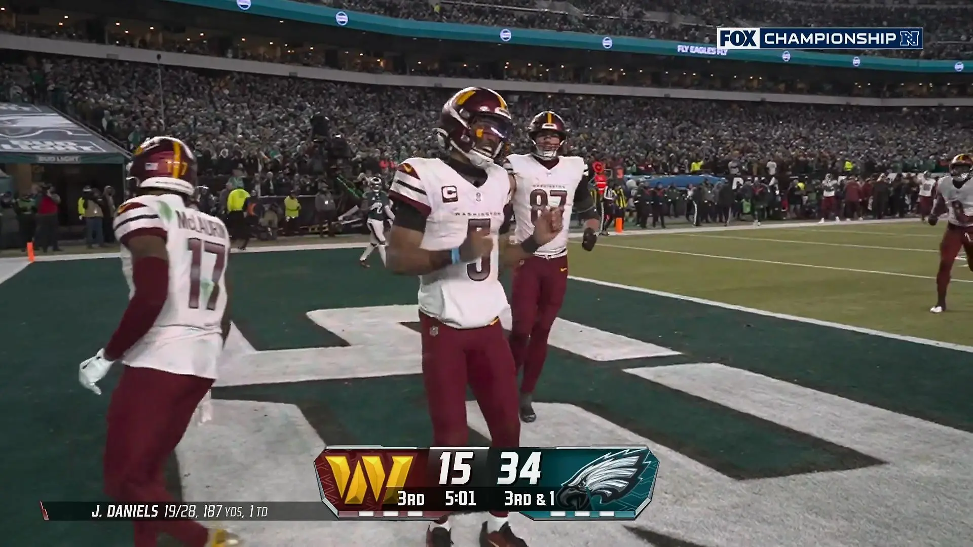 Touchdown Commanders: Rookie marschiert solide durch Halbfinale in der NFL
