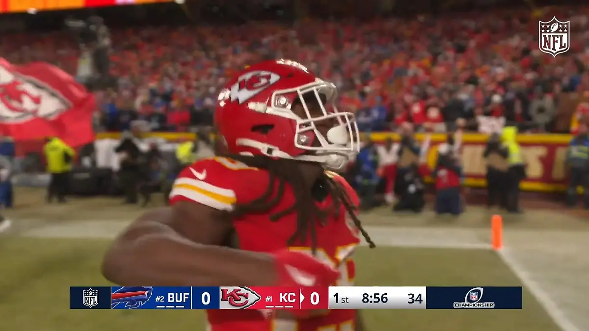 Erster Touchdown! Chiefs erwischen Super-Start Halbfinale in der NFL