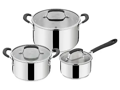 Jamie Oliver by Tefal Edelstahl-Topfset E318S6