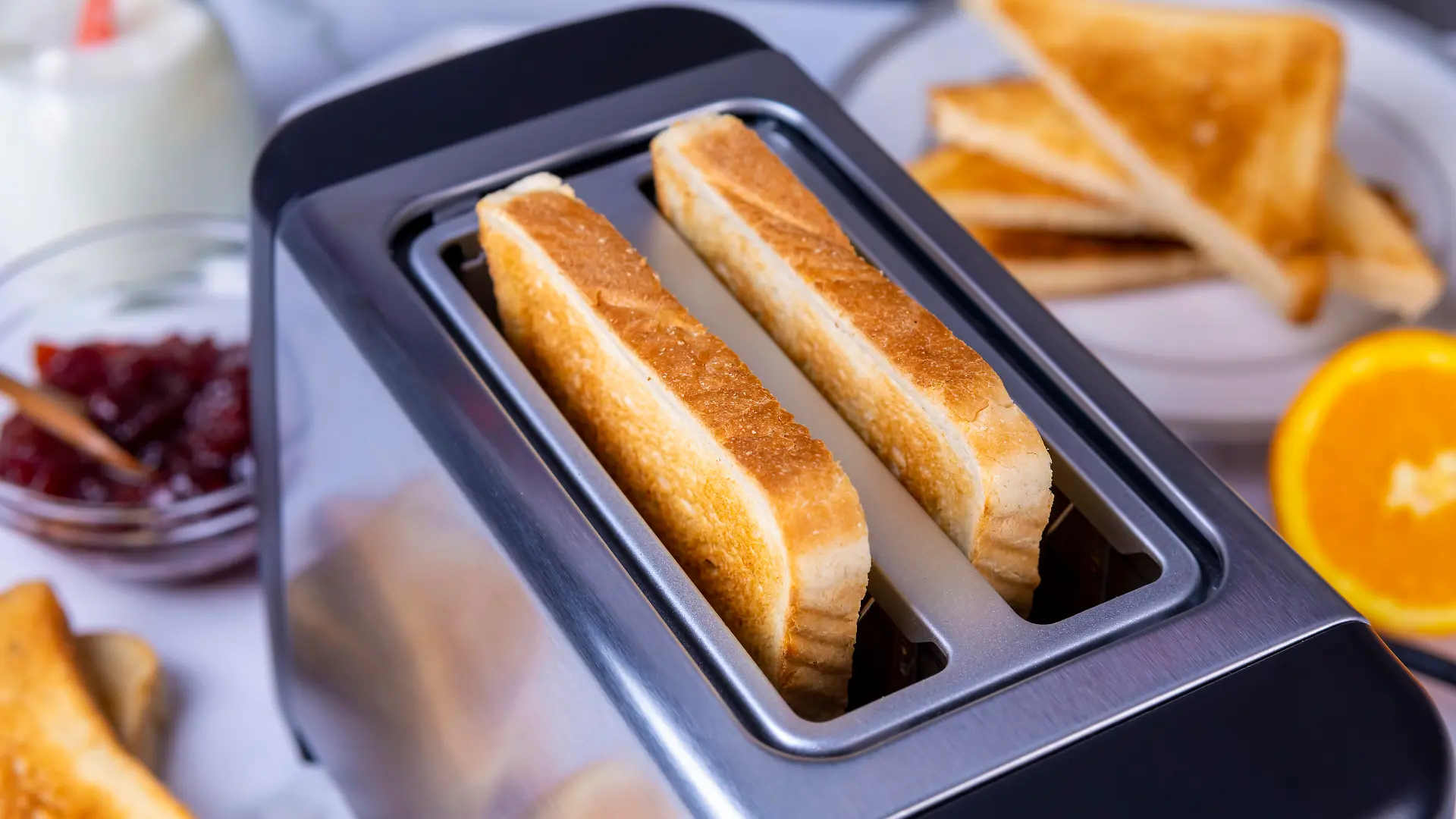 Toastbrot im Toaster