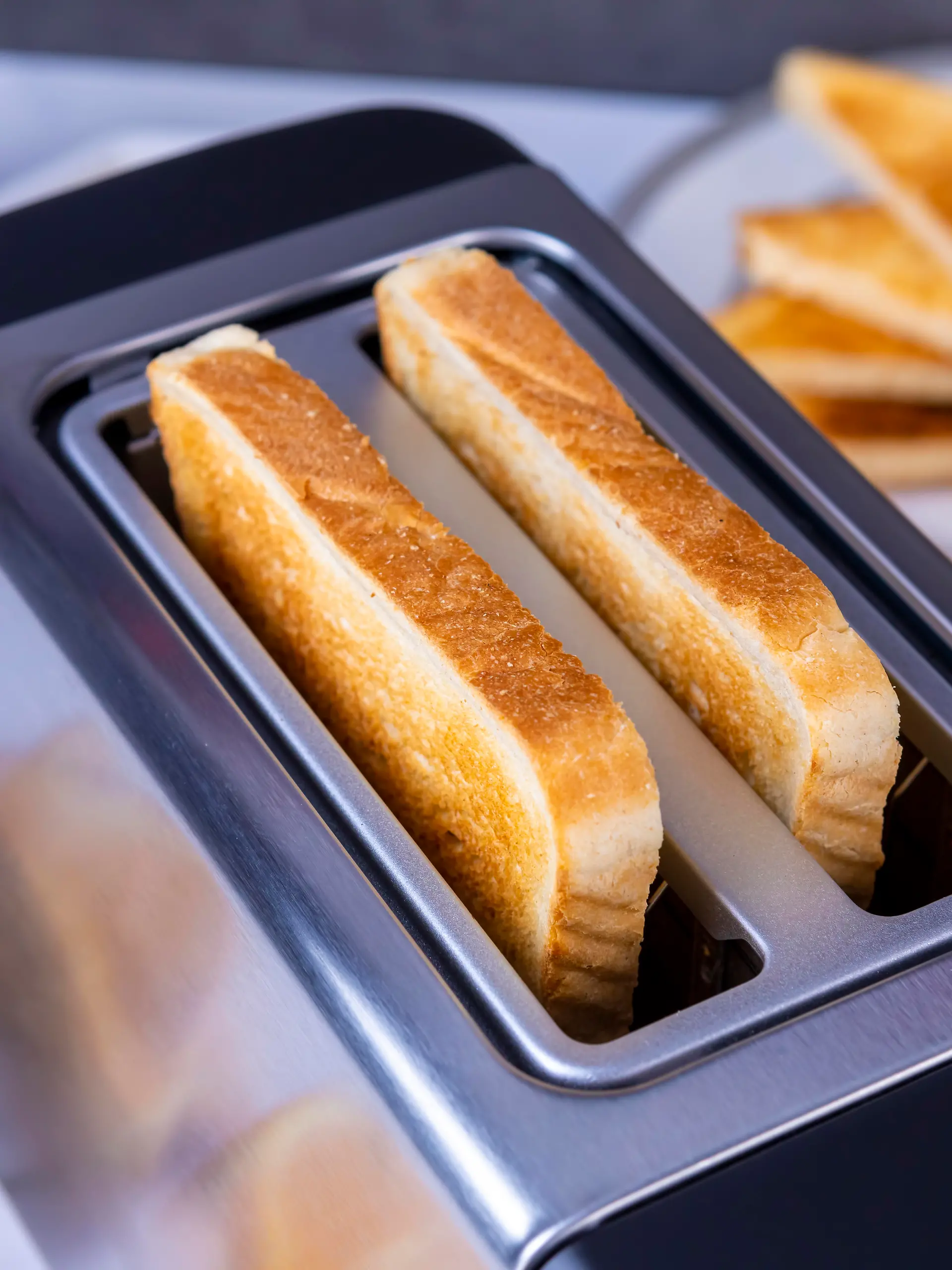 Toastbrot im Toaster