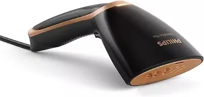 Philips Steam & Go Dampfglätter Schwarz/Gold 