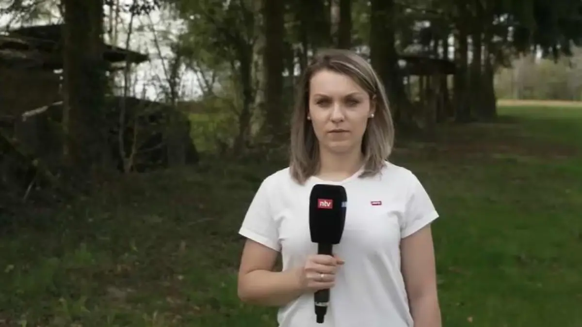 Bild von RTL-Reporterin Larissa Hofmann am Tatort.