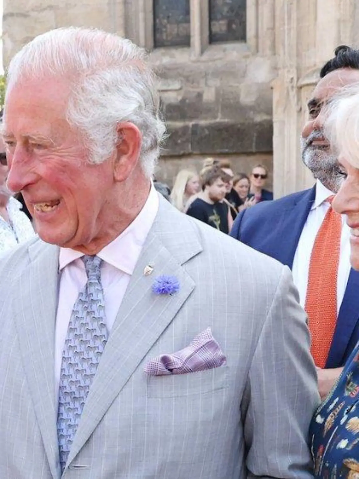 Prinz Charles und Herzogin Camilla: Gut gelaunt und ohne Maske