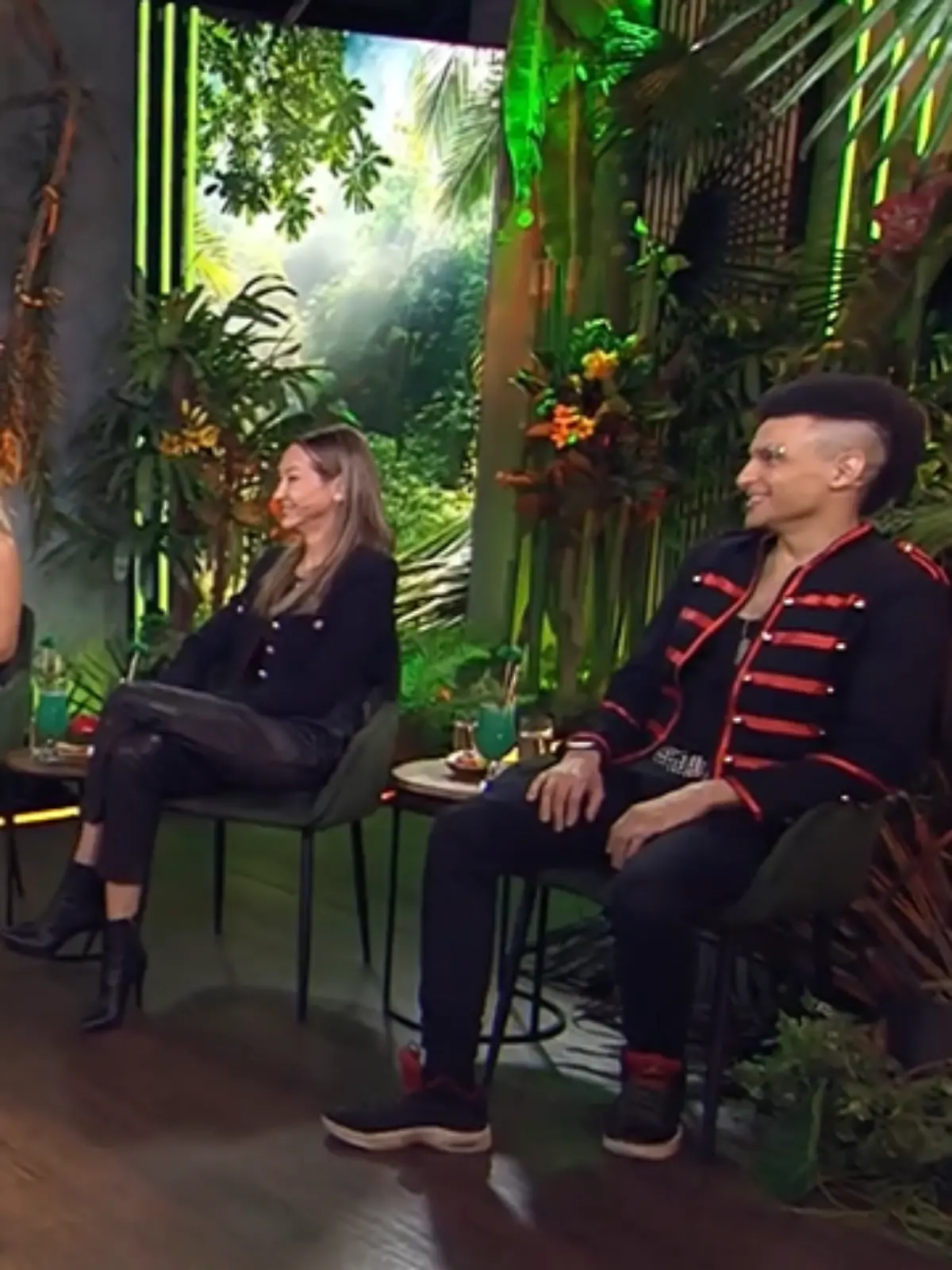 Fabio Knez, Prince Damien und Sandy Meyer-Wölden 