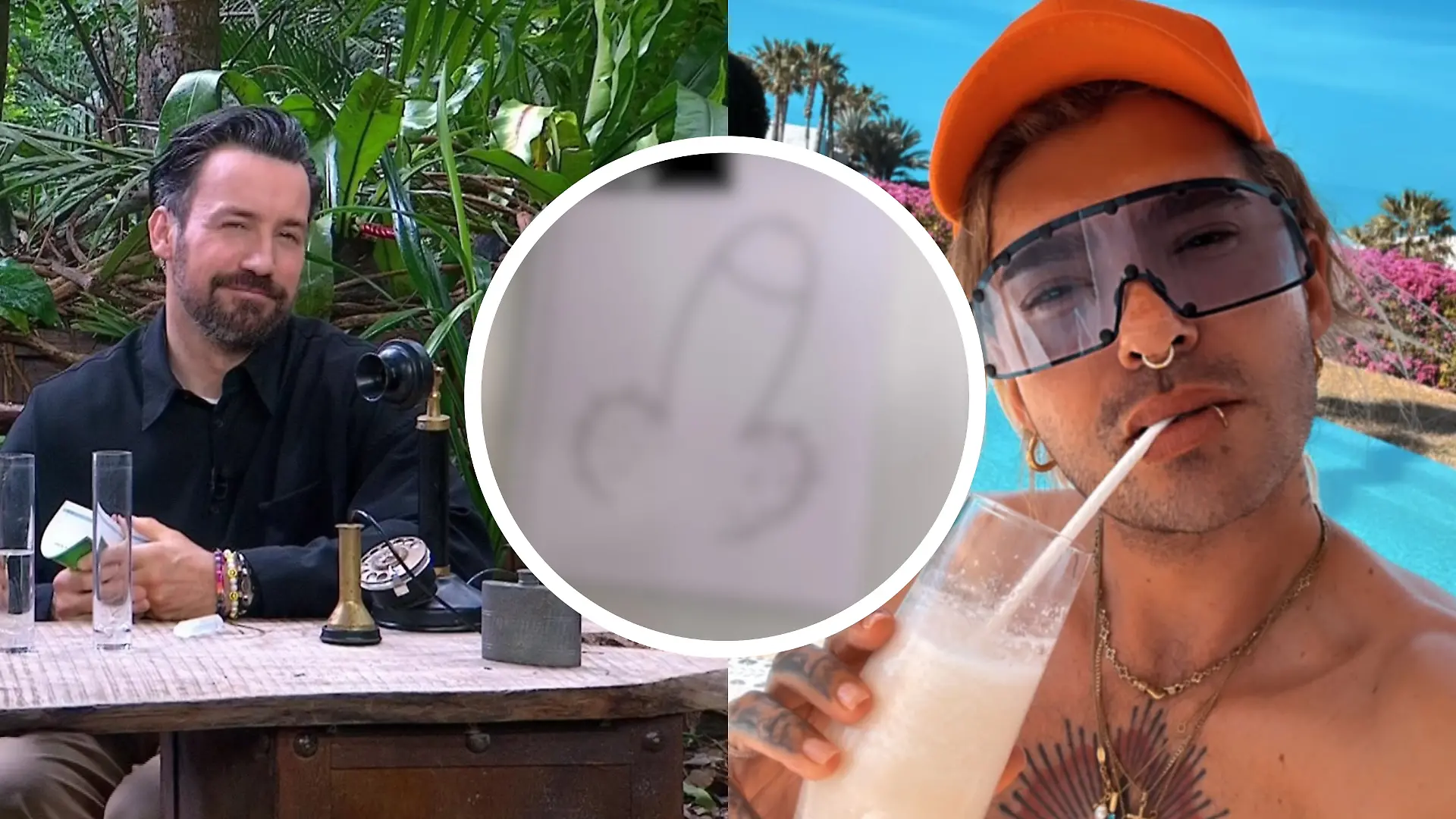 Jan Köppen schickt Bill Kaulitz ein eindeutiges Bildchen.