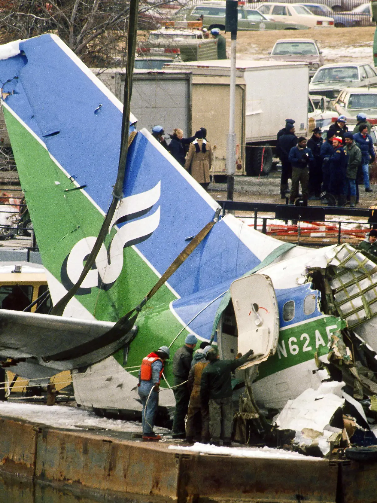 Bereits 1982 stürzt ein Flugzeug in den Potomac River. 