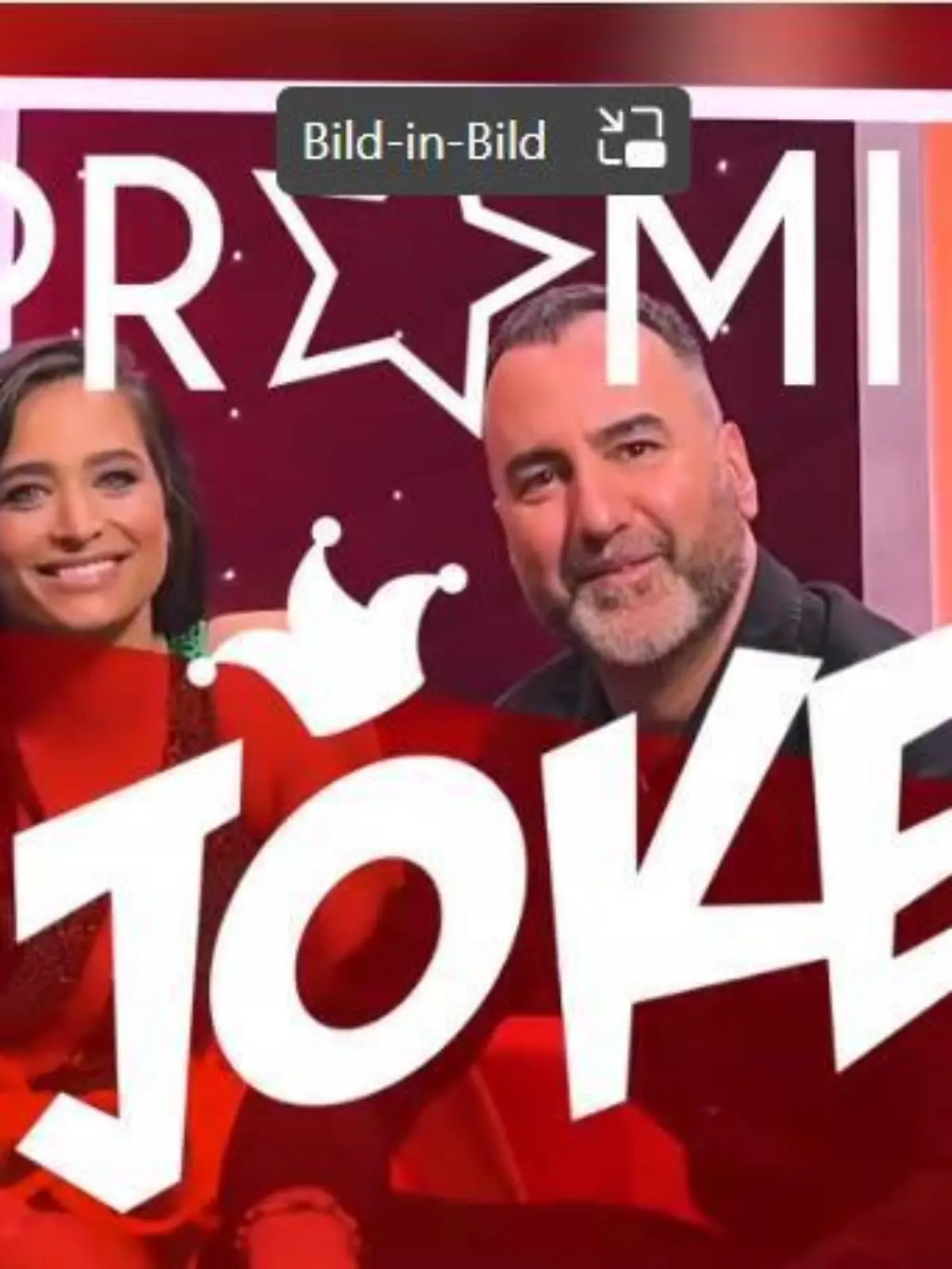 Amira Pocher mit RTL-Reporter David Modjarad
