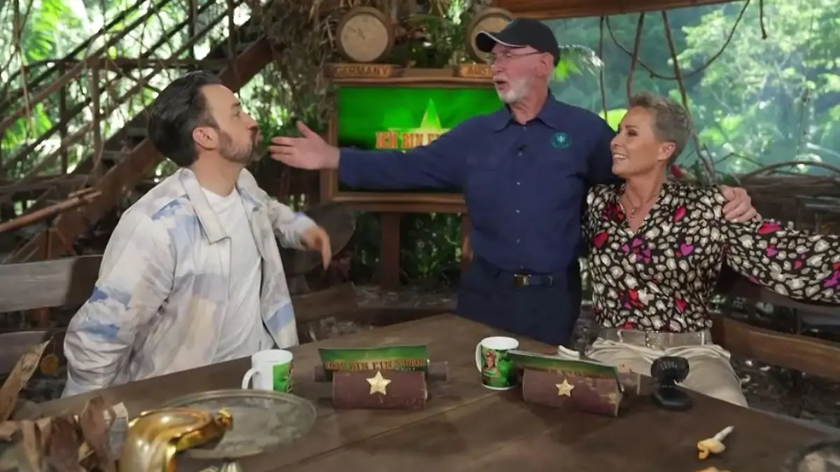 Jan Köppen, Sonja Zietlow, Dr. Bob im Dschungel-Interview
