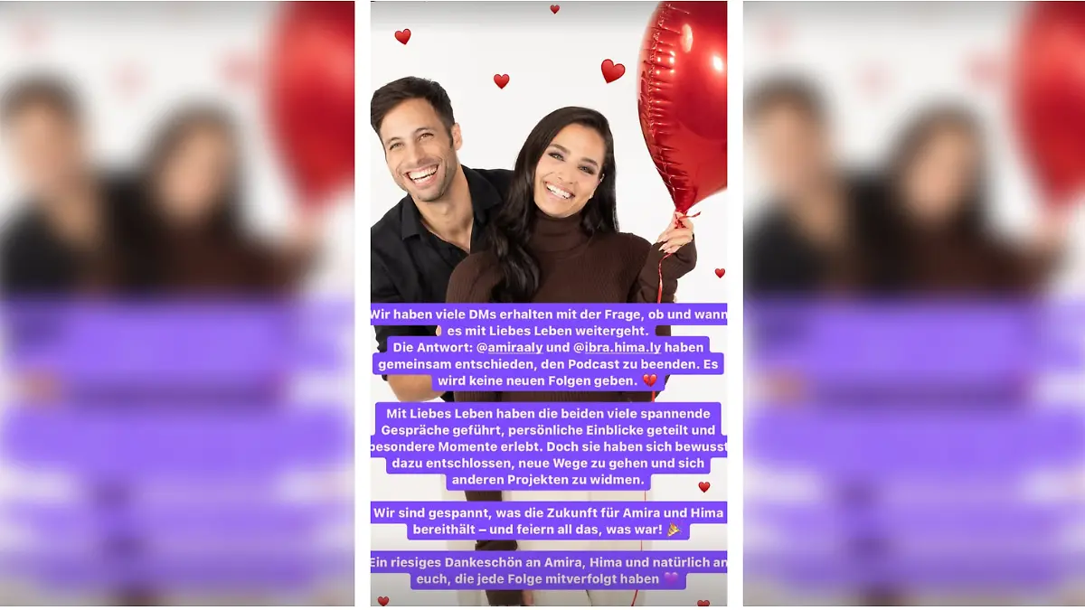 Bei Instagram erklärte Amira Aly das Aus ihres Podcasts