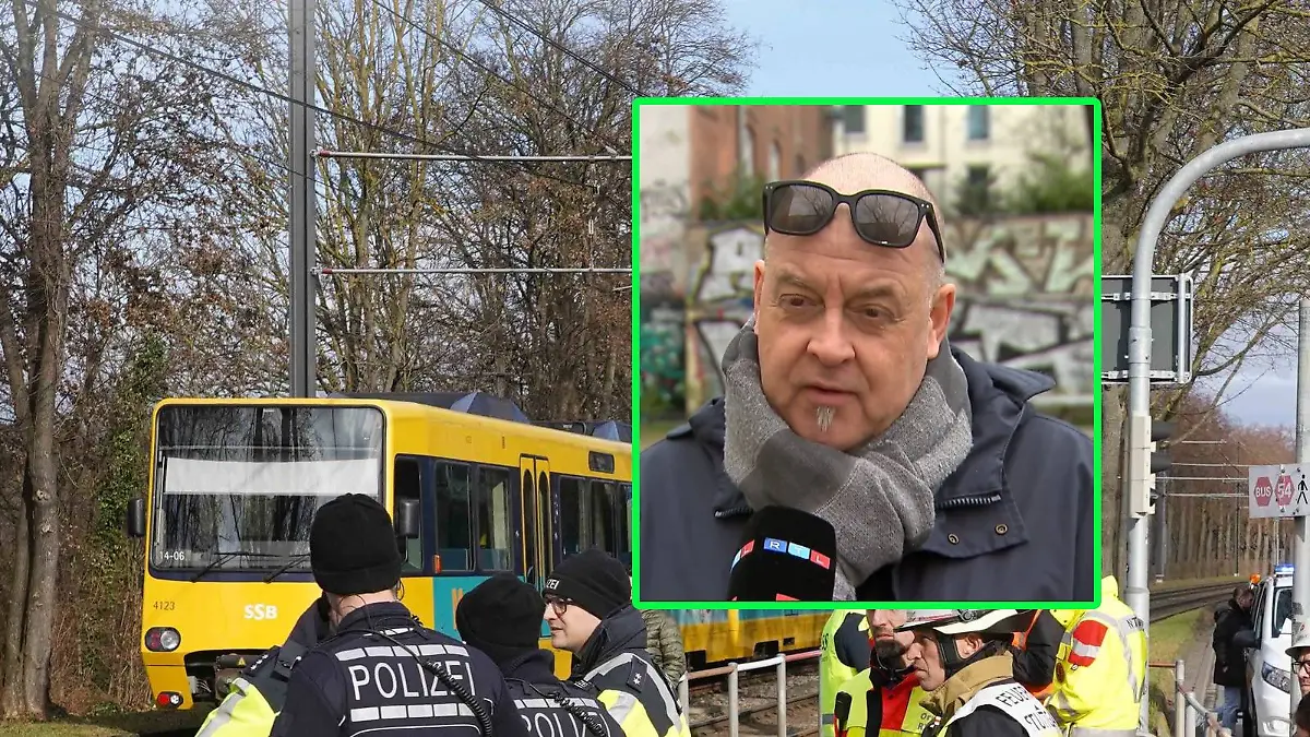 Tatort in Stuttgart; Experte Thomas Sonnenburg (kleines Foto)