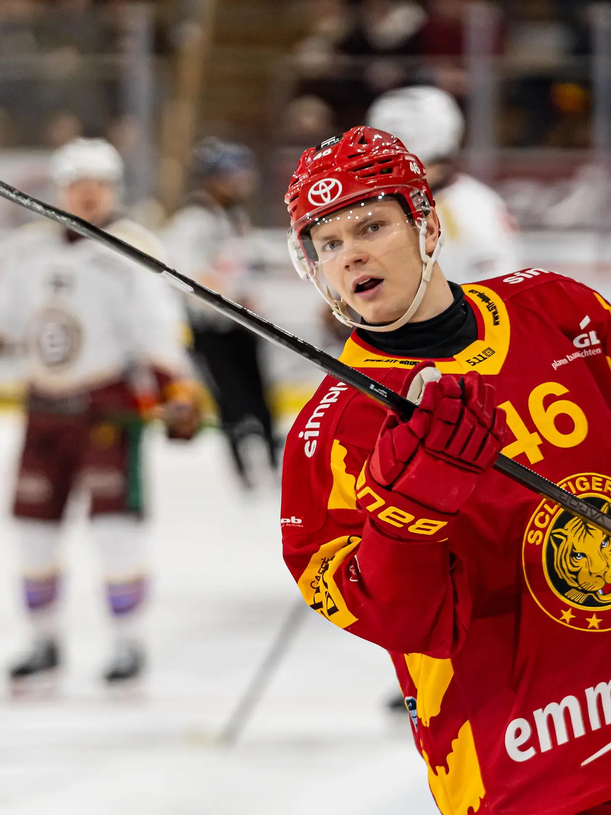 Vili Saarijärvi von den SCL Tigers.
