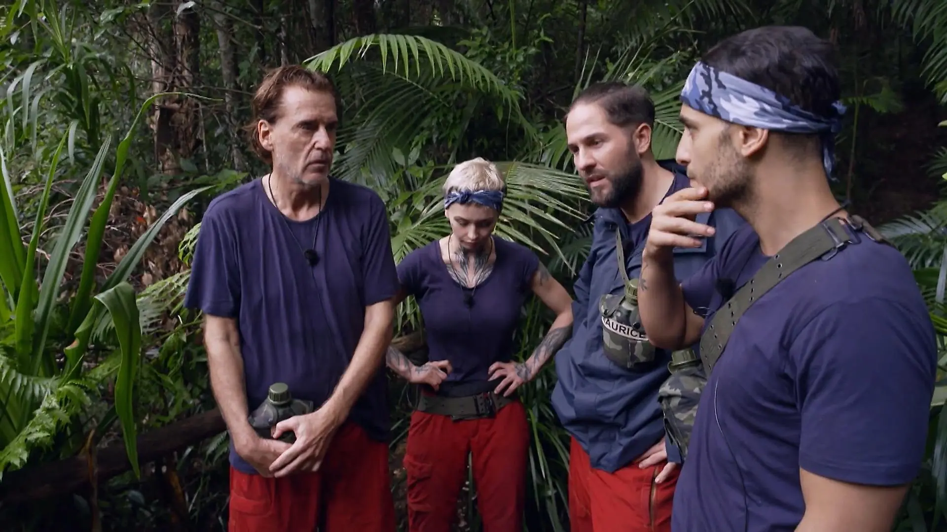 Hat er das gerade wirklich gesagt? Edith, Maurice und Timur sind irritiert.