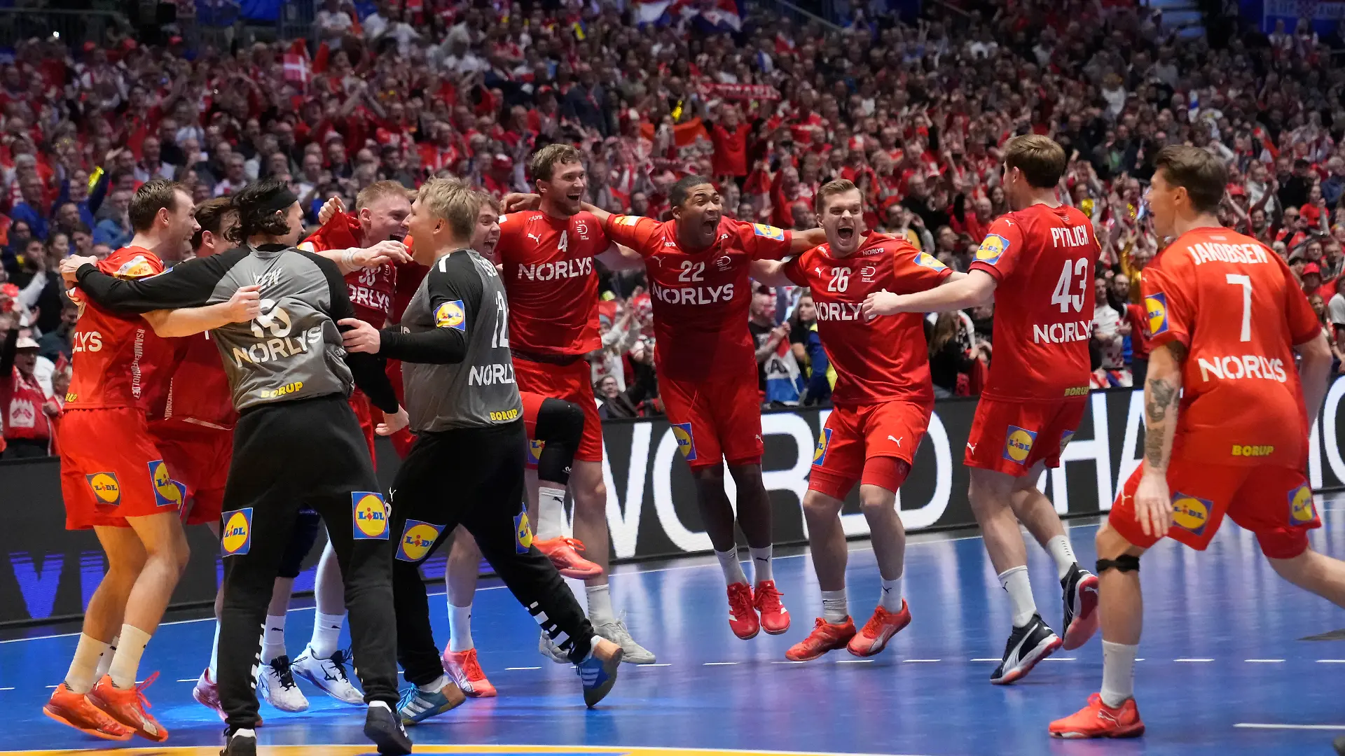 Gold, Gold, Gold, Gold! Dänemarks Handballer haben zum vierten Mal in Folge den WM-Thron bestiegen. 