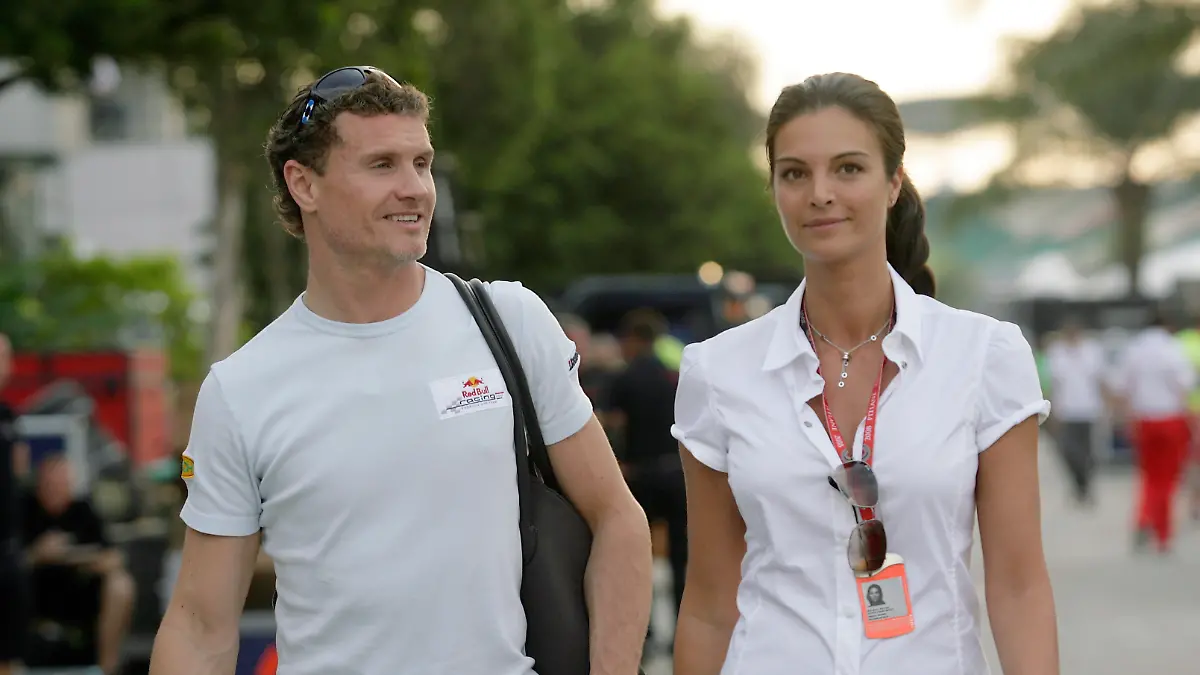 David Coulthard mit Ex-Frau